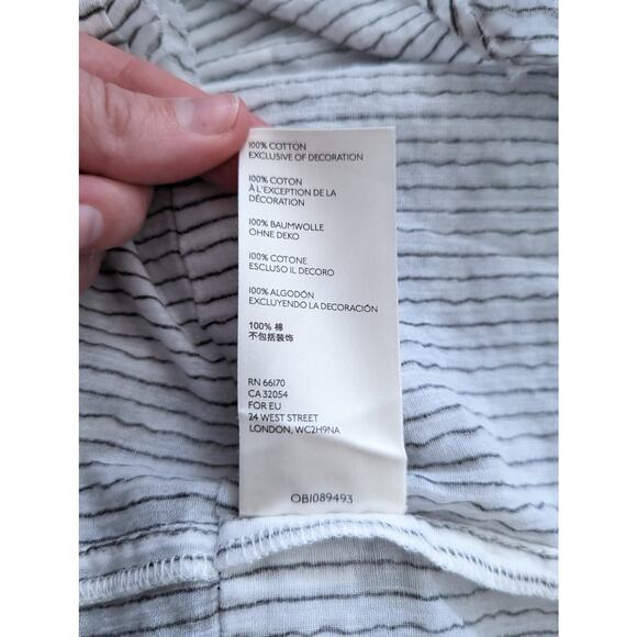 Free People Vagabond Embroidered Maxi Dress in White & Black, Size Small - Picture 9 of 9